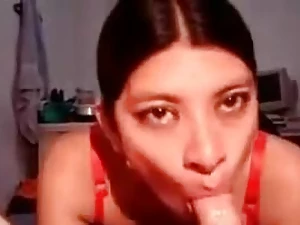 Aside Peruvian woman tugging, masturbating with an increment of inhaling a fat weasel words